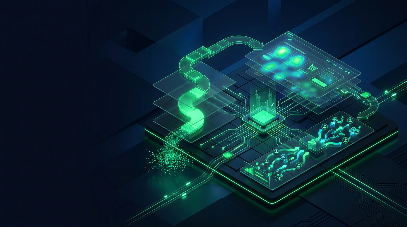 Infographic για digital marketing - οπτικοποίηση εννοιών GA4 scroll depth tracking setup, user behavior analytics, heatmap analysis ecommerce